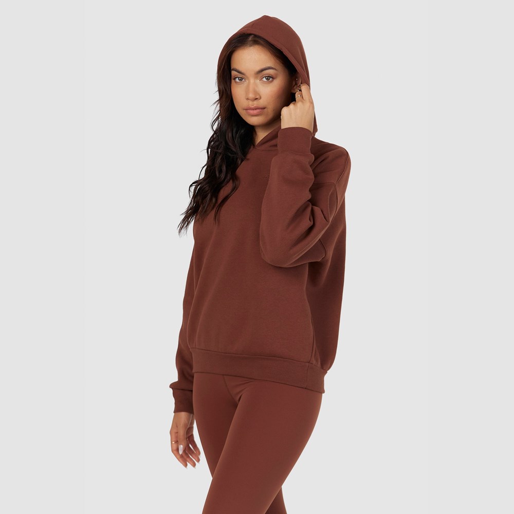 Lounge Underwear 365 Oversized Hoodie Chocola | JM5879312