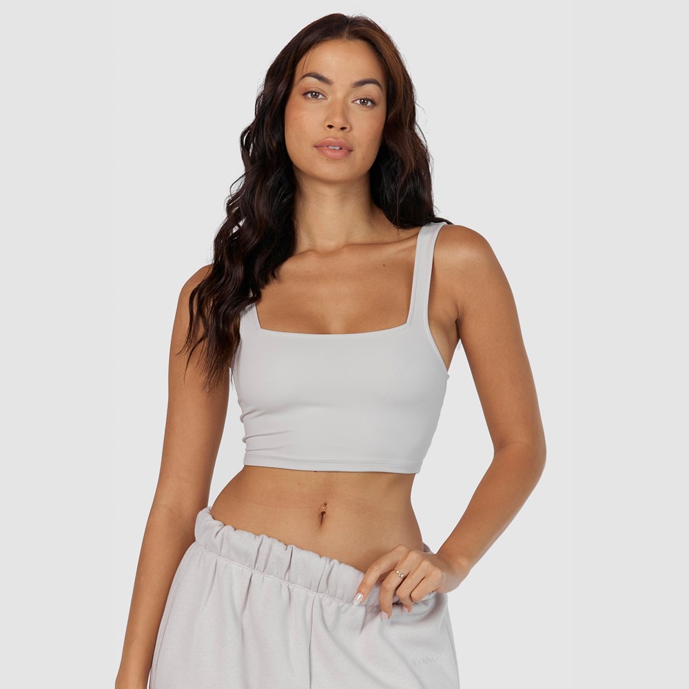 Lounge Underwear 365 Second Skin Tank Top Stone | RN1320476