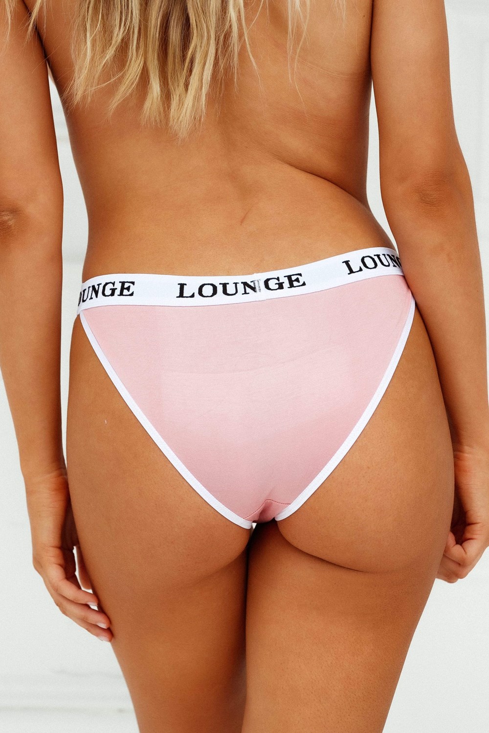 Lounge Underwear Bamboo Triangle Briefs Roze | HW9546327