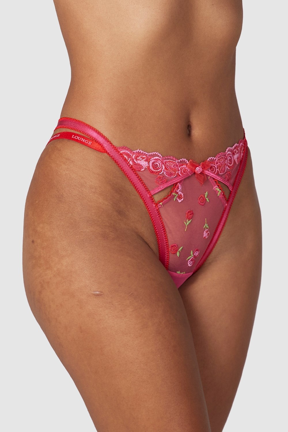 Lounge Underwear Blush Embroidered Briefs Roze | CQ8017395