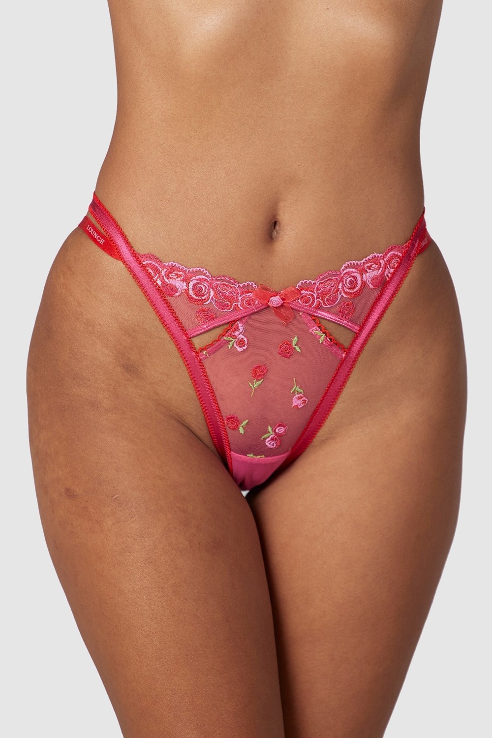 Lounge Underwear Blush Embroidered Briefs Roze | CQ8017395