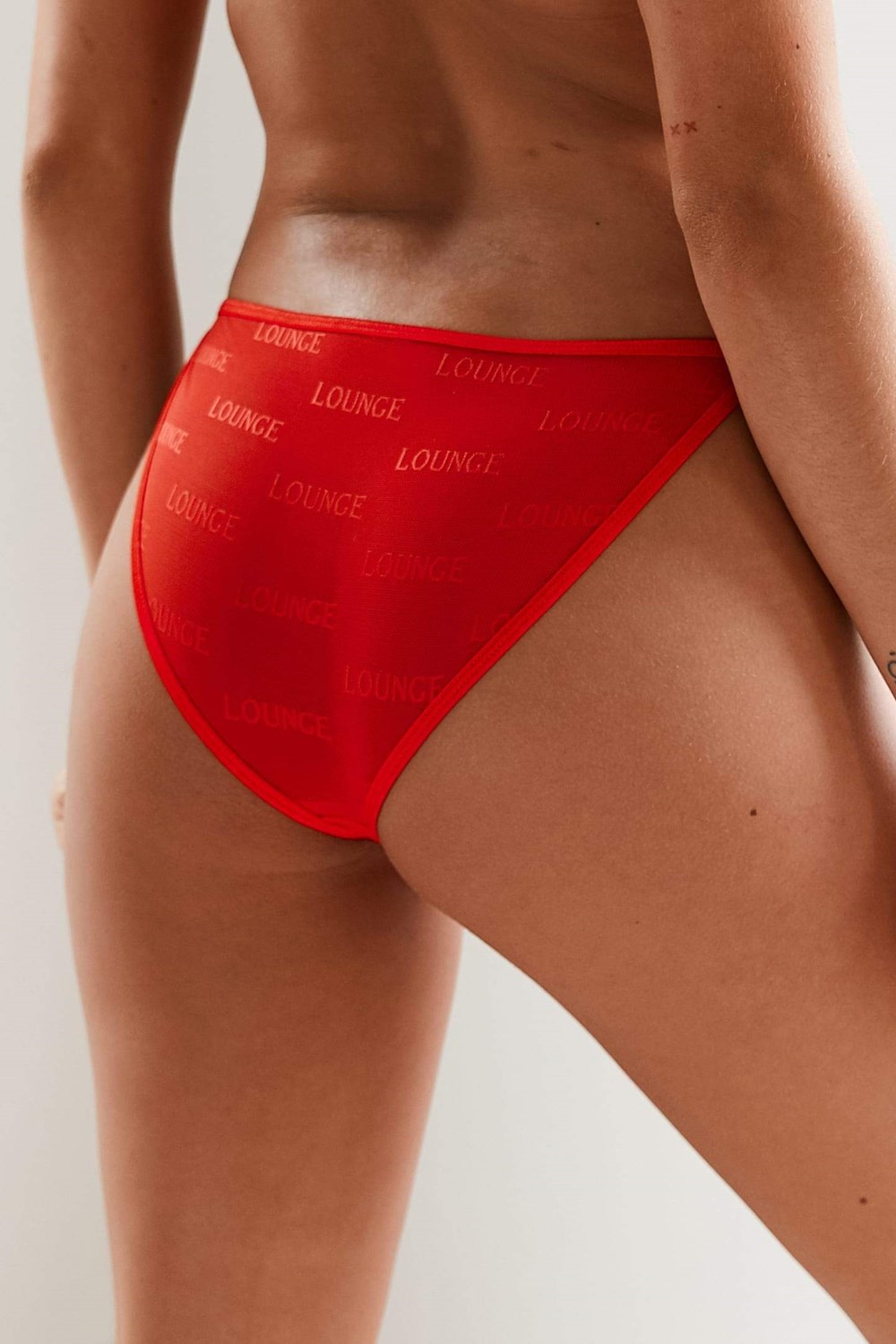 Lounge Underwear Bold Mesh Briefs Rood | IG1580973