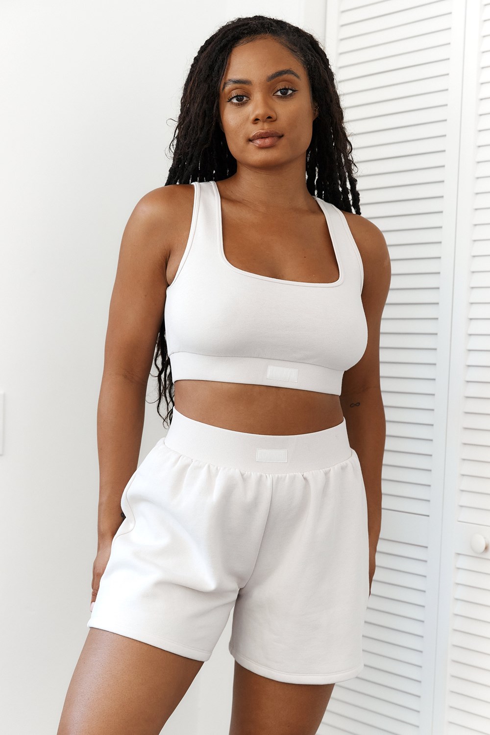 Lounge Underwear Essential Crop Top & Shorts Set Room | BY8351724