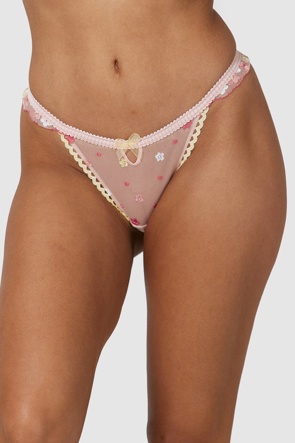 Lounge Underwear Fleur String Roze | FB2016957