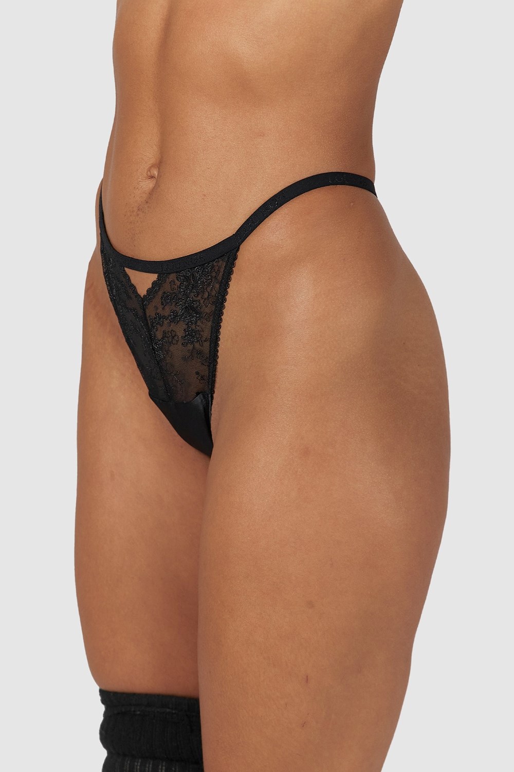 Lounge Underwear Flirt G-string Zwart | HP9460573