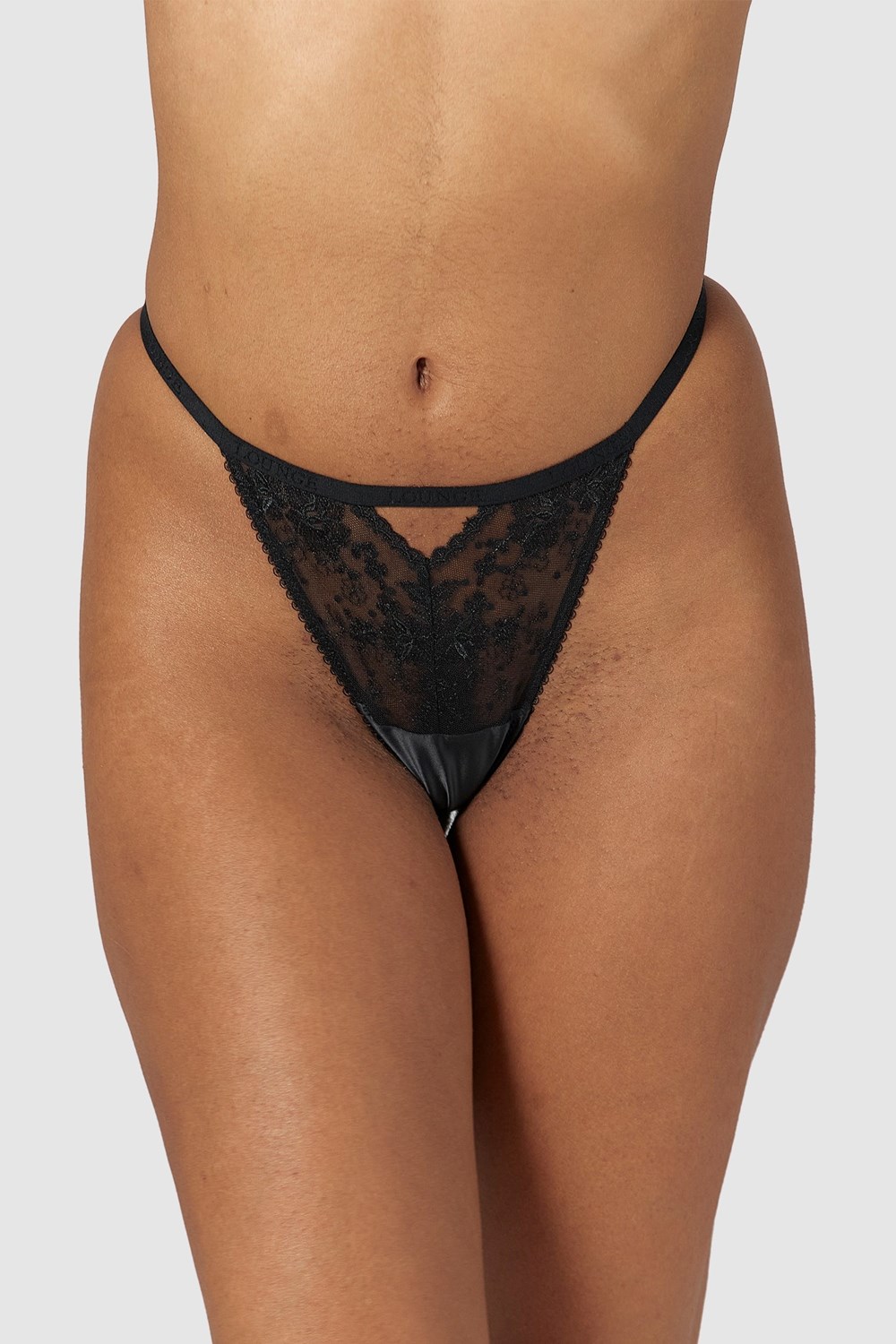 Lounge Underwear Flirt G-string Zwart | HP9460573