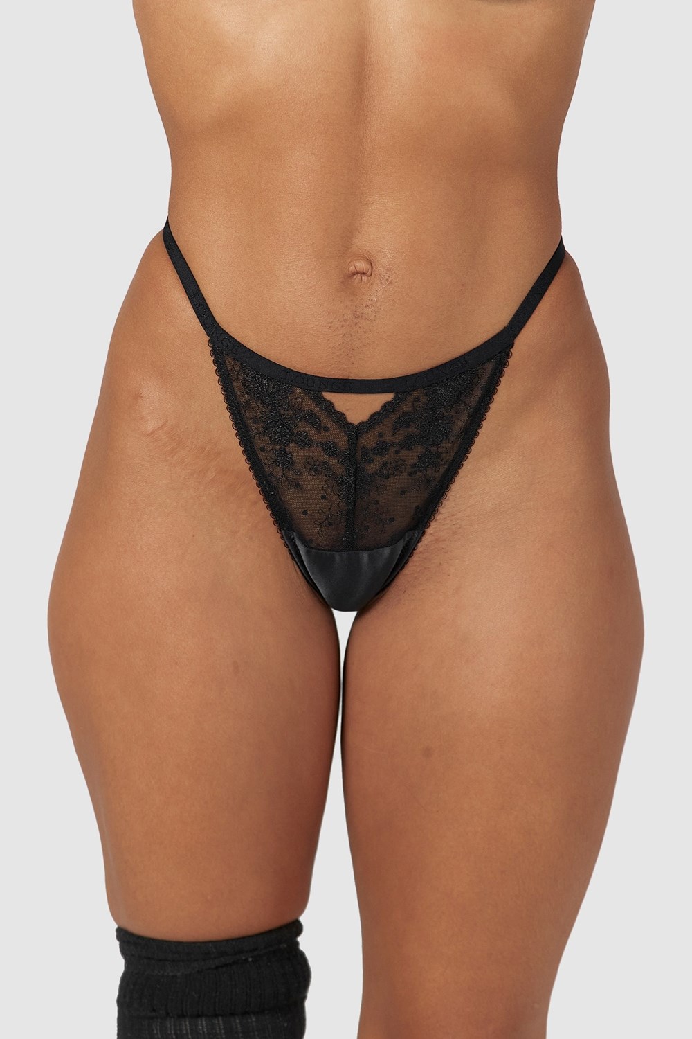 Lounge Underwear Flirt G-string Zwart | HP9460573