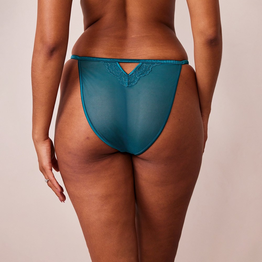 Lounge Underwear Gewatteerd Kanten Briefs Turquoise | WX7209164