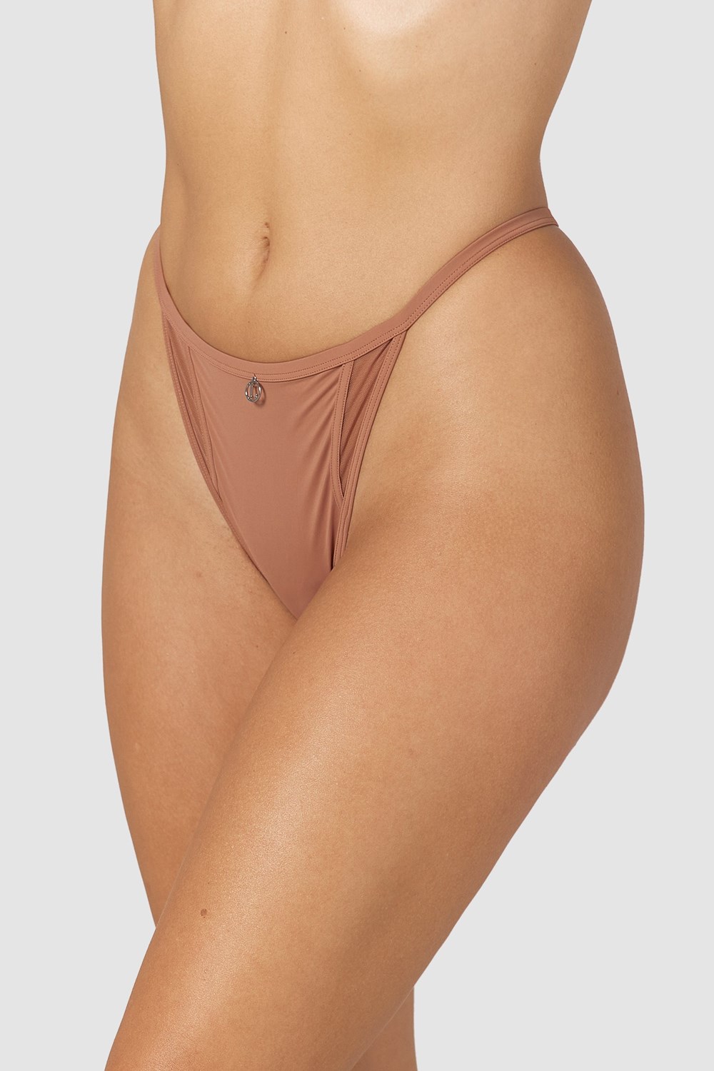 Lounge Underwear Klassieke String Mocha | OT7104835