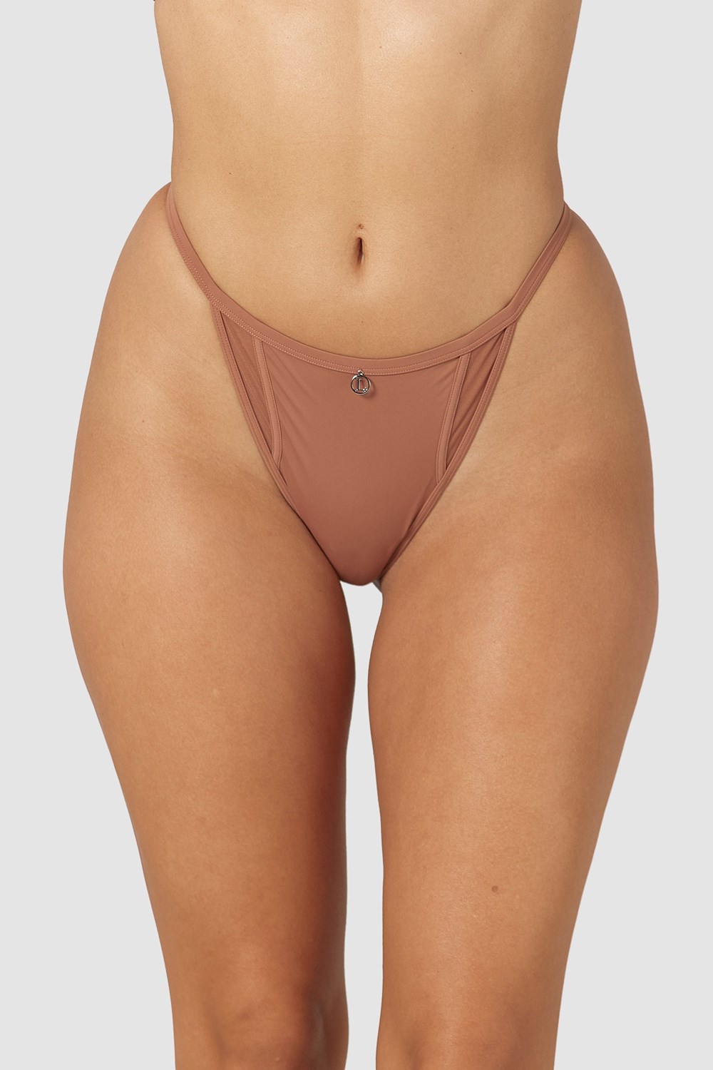 Lounge Underwear Klassieke String Mocha | QV6059712