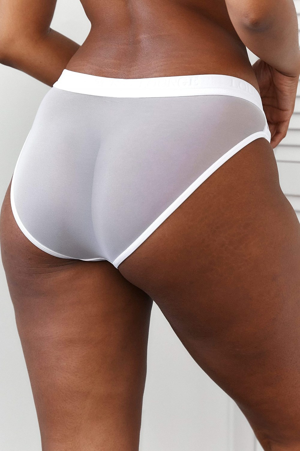 Lounge Underwear Mesh Briefs Wit | FO6043187