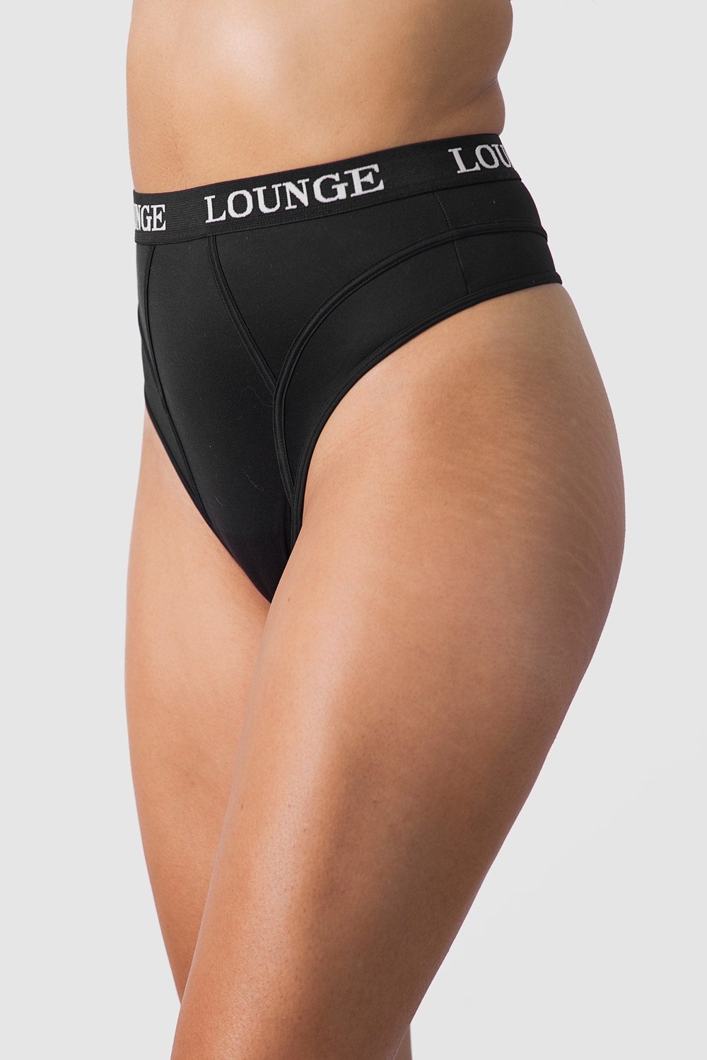 Lounge Underwear Nurture String Zwart | QI8735012