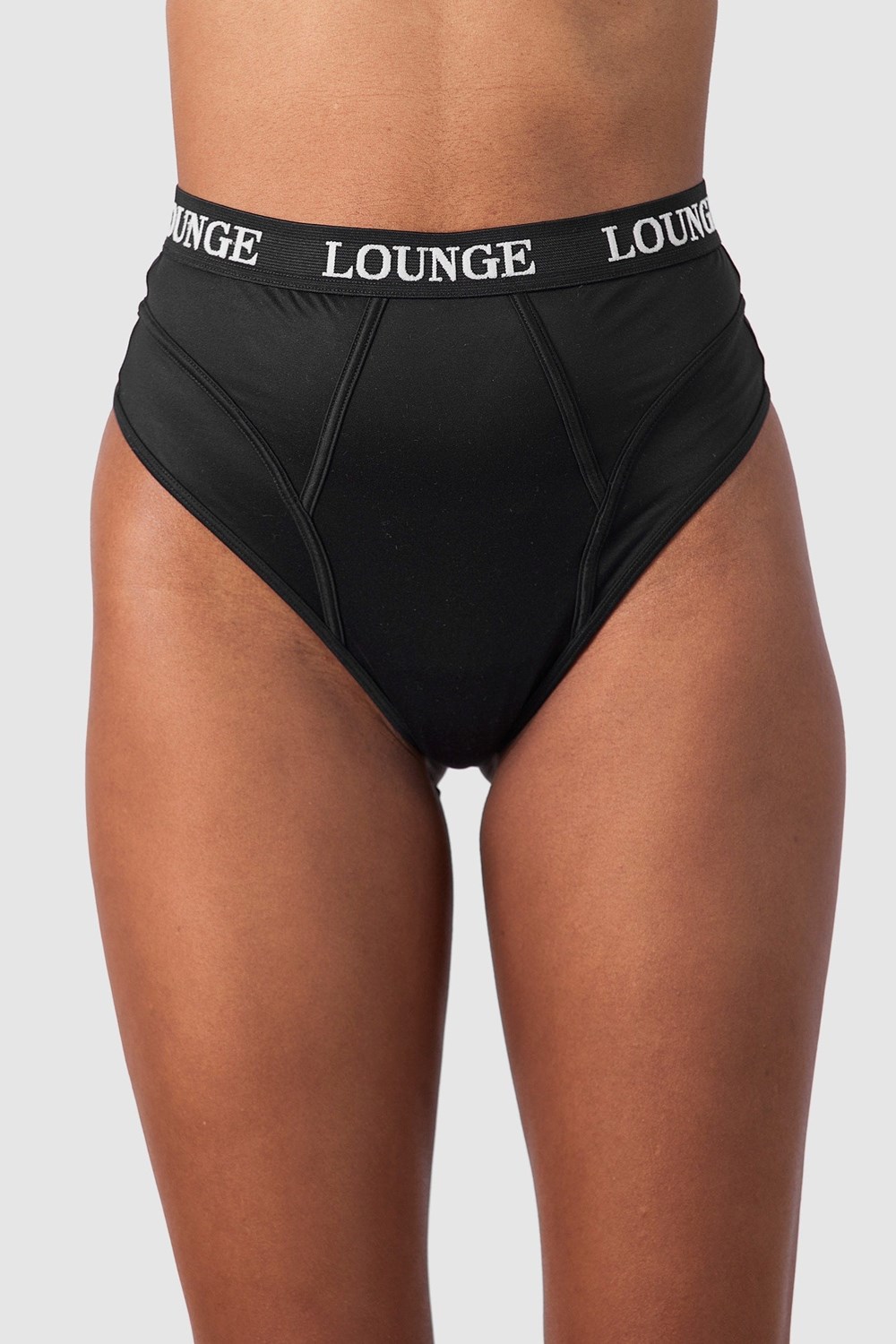 Lounge Underwear Nurture String Zwart | QI8735012