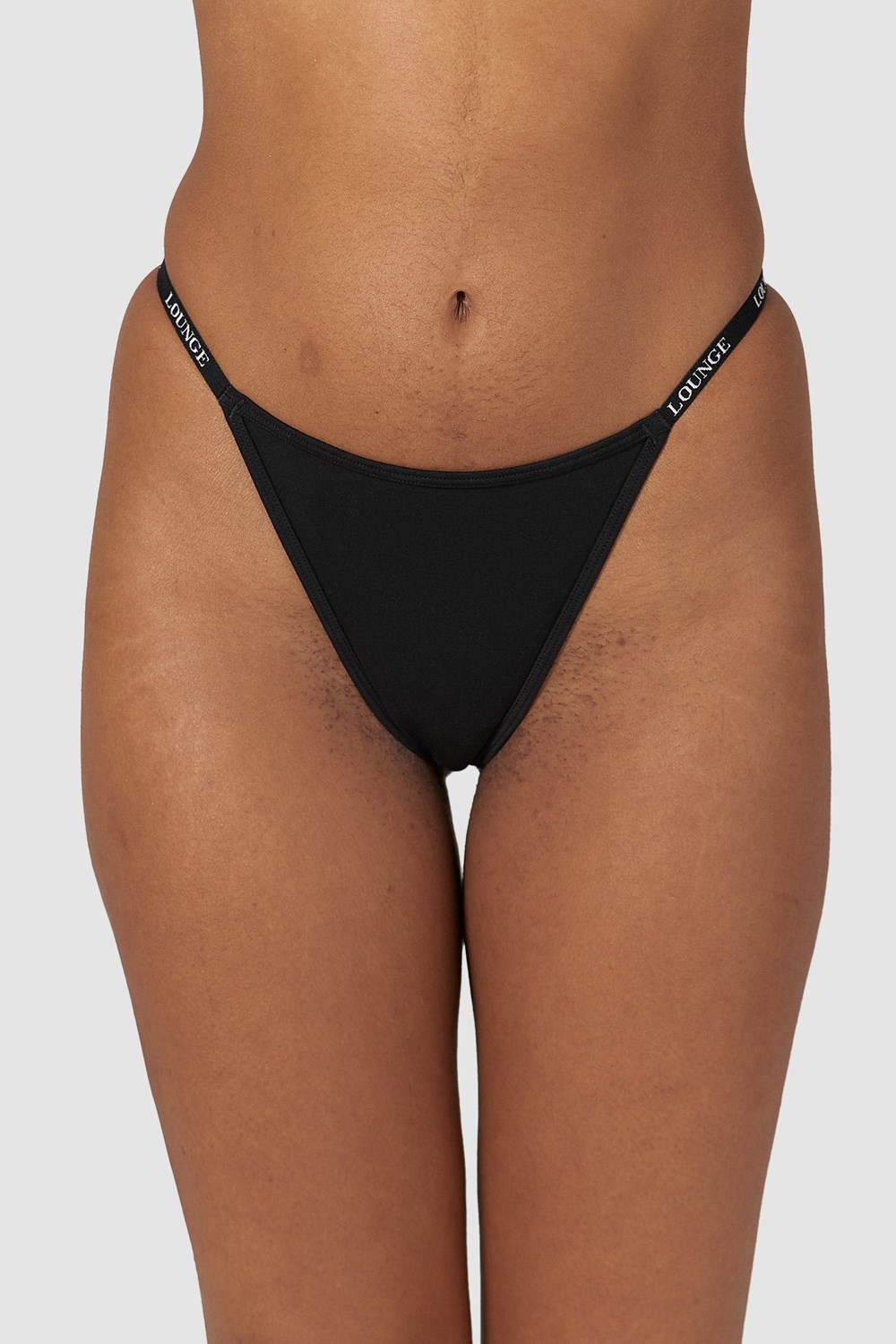 Lounge Underwear Smooth Klassieke String Zwart | RG2015386