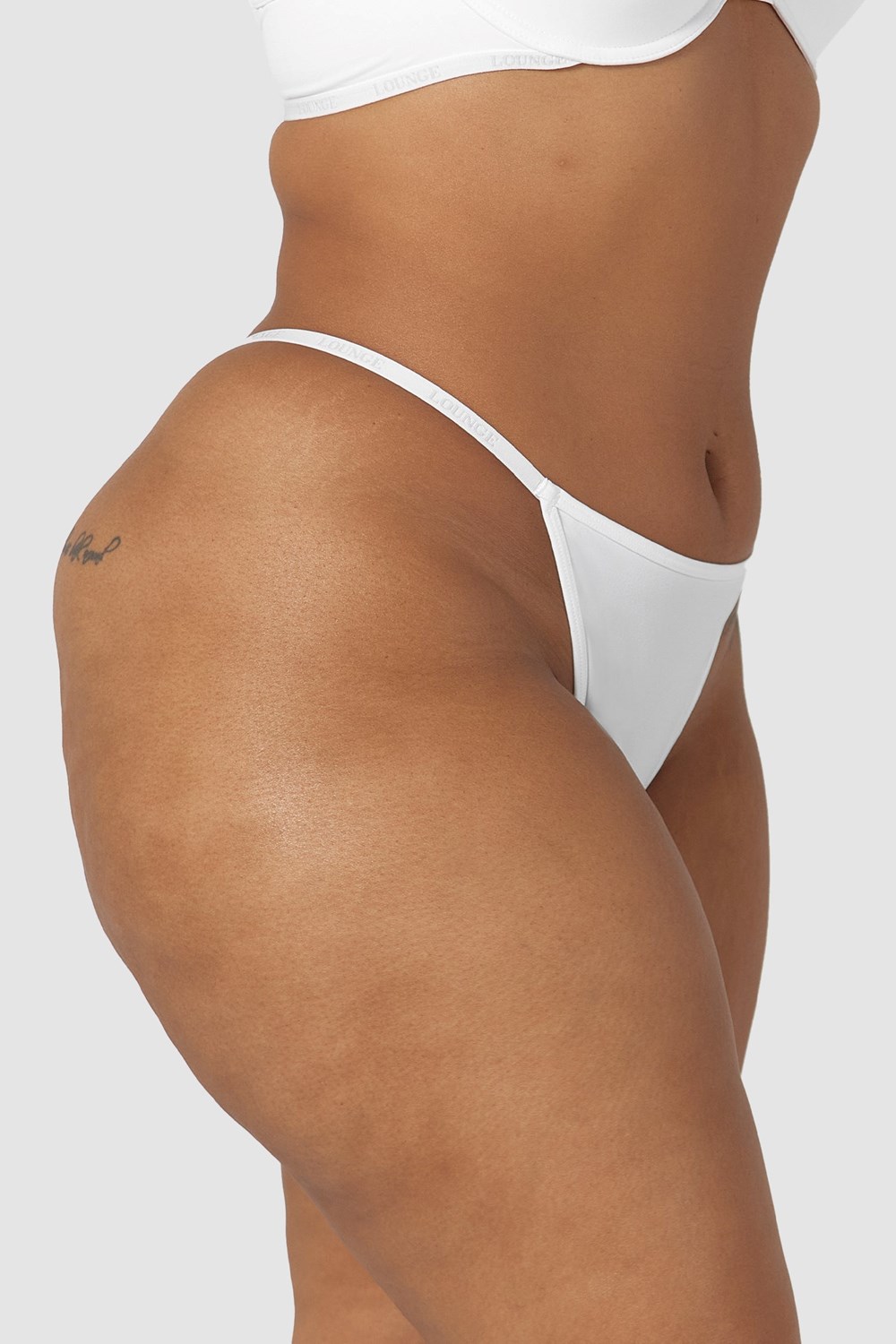 Lounge Underwear Smooth Klassieke String Wit | TZ9324617