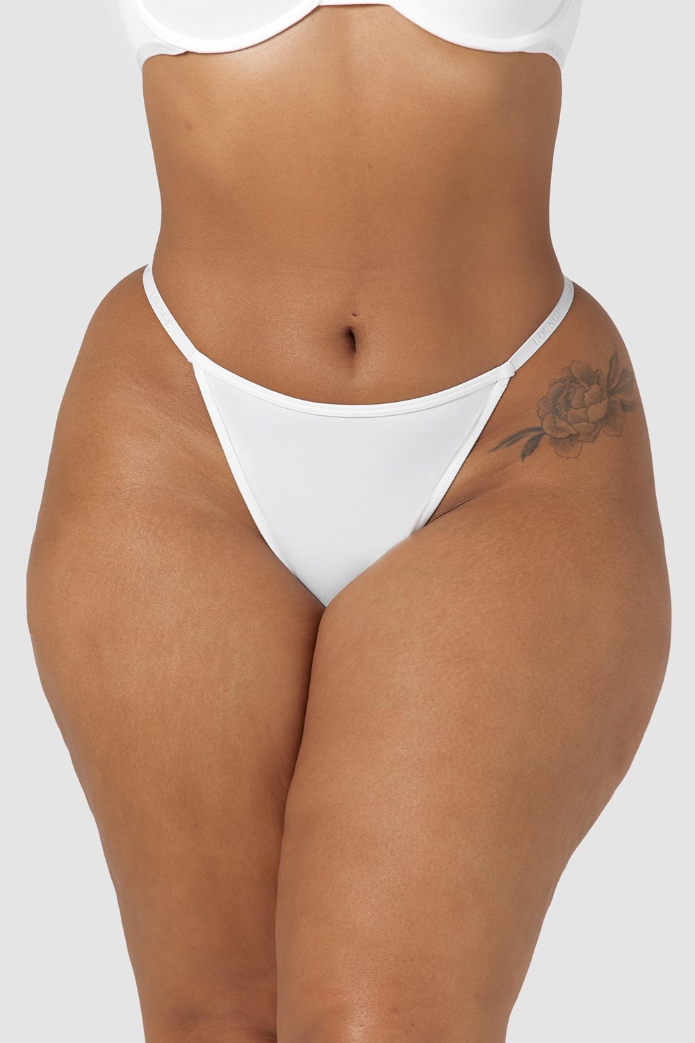 Lounge Underwear Smooth Klassieke String Wit | TZ9324617