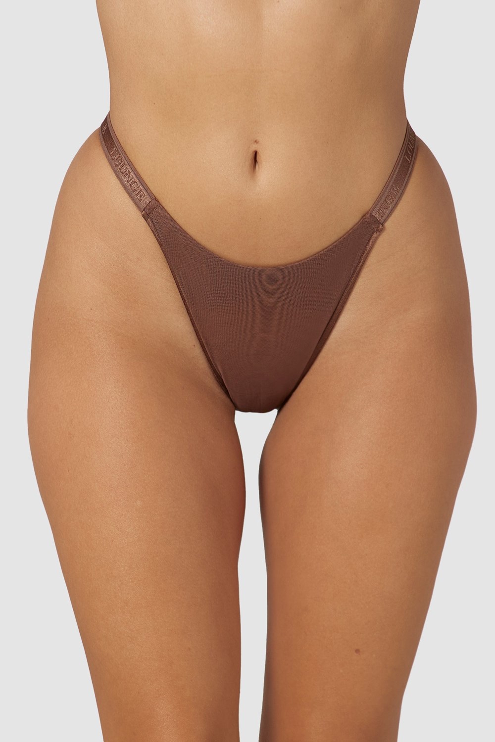 Lounge Underwear Smooth Mesh Briefs Chestnut | JN2150784