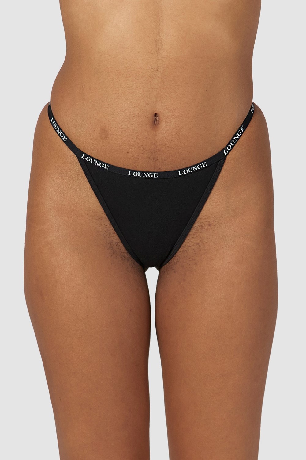 Lounge Underwear Smooth String Zwart | ZK5647803