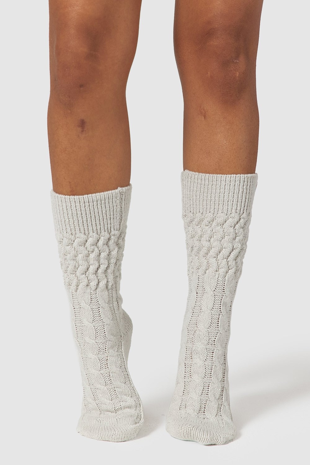 Lounge Underwear Snug Gebreid Socks Frost | YP4789025