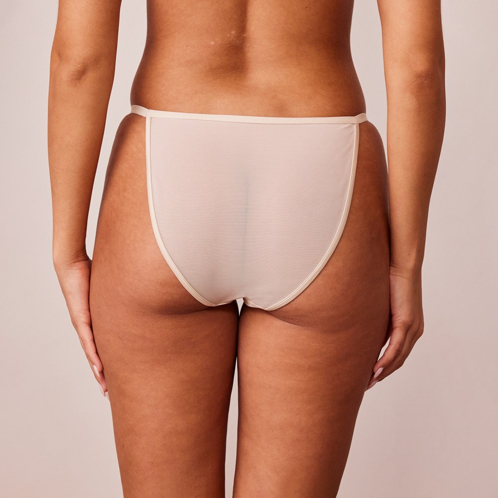 Lounge Underwear Soft Satin Briefs Latte | EK2945837