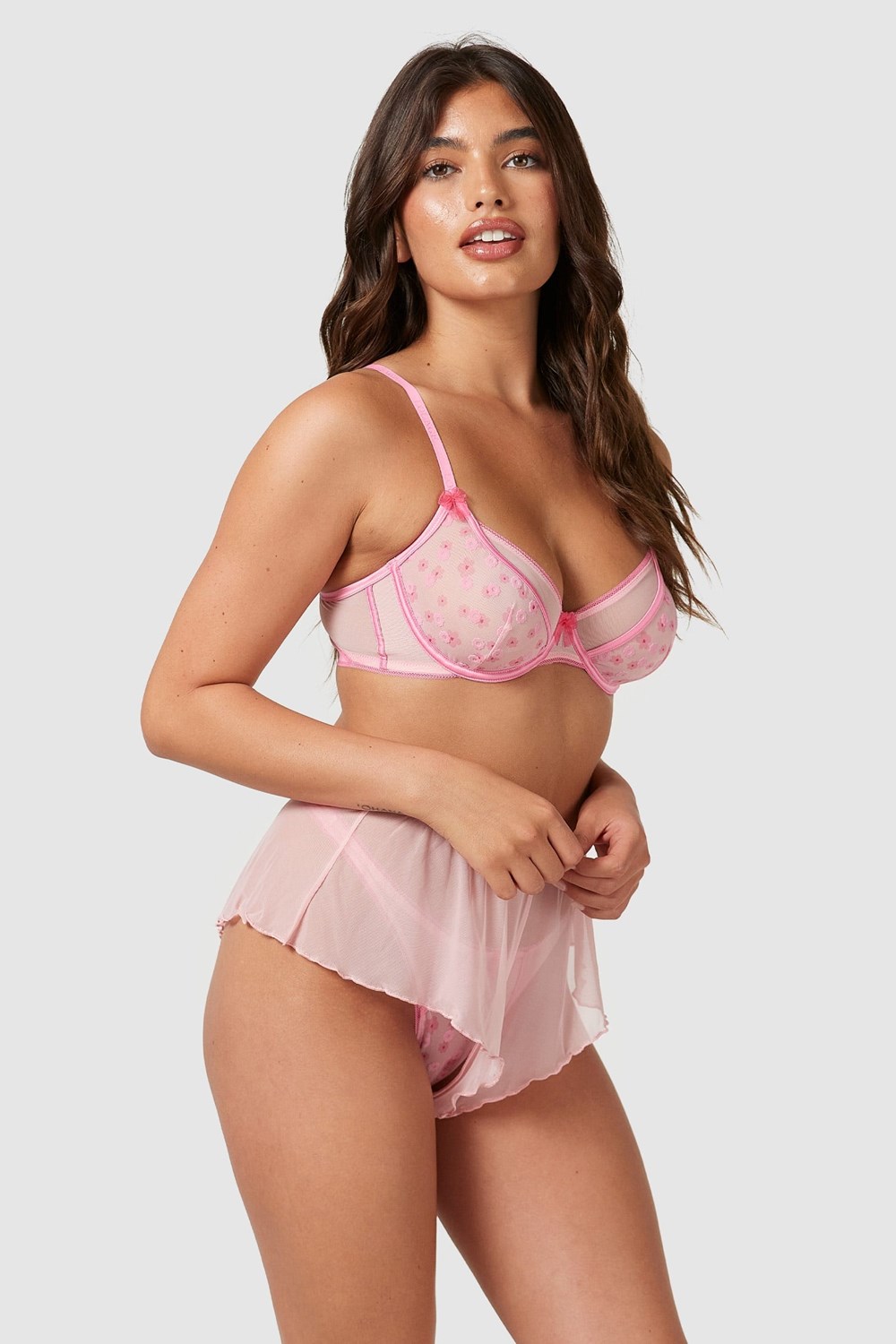 Lounge Underwear Thea Intimates Set Roze | BS5769248