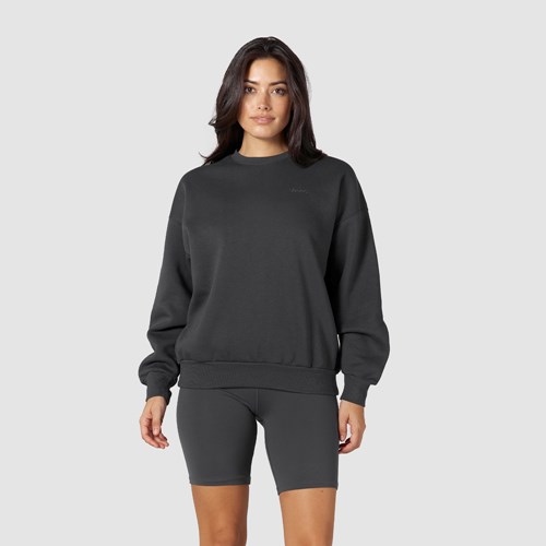 Lounge Underwear 365 Oversized Crew Neck Jumper Pebble | CH6154793