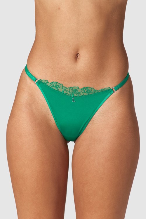 Lounge Underwear Anti-Gravity String Emerald | RI6083957