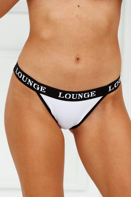 Lounge Underwear Bamboo Triangle Briefs Wit | MA6280543