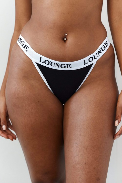 Lounge Underwear Bamboo Triangle Briefs Zwart | NP3692517