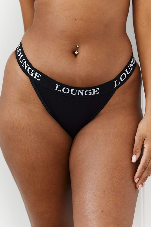 Lounge Underwear Bamboo Triangle Briefs Zwart | XW5231408