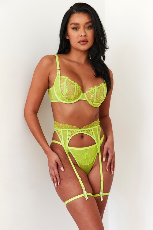 Lounge Underwear Carmen Intimates Set Lime | WU7139468