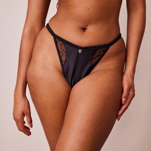 Lounge Underwear Cherish G-string Zwart | FE9523841