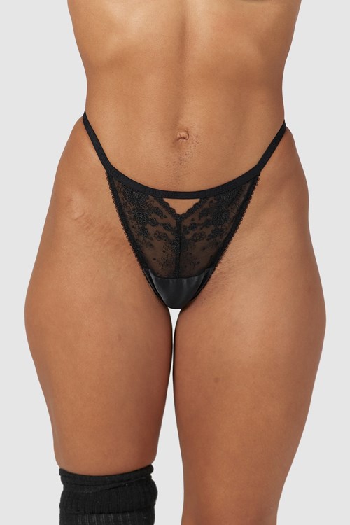 Lounge Underwear Flirt G-string Zwart | HP9460573