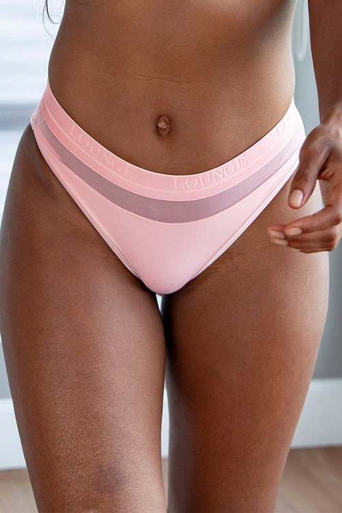 Lounge Underwear Mesh Briefs Roze | FC5486732