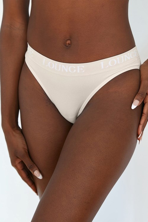 Lounge Underwear Seamless Briefs Oatmeal | GM7845923