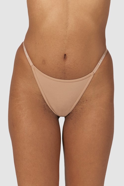 Lounge Underwear Smooth Klassieke String Honey | IQ6205987