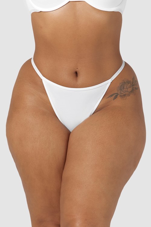 Lounge Underwear Smooth Klassieke String Wit | TZ9324617